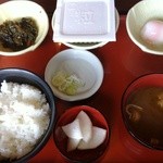 和風レストランまるまつ - 朝の納豆定食２９４円