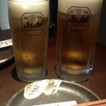 Dainingu Shiosou - 生ビール　中５００円　大７００円