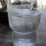 Indeira - お水のグラスが大きいのが助かりますね