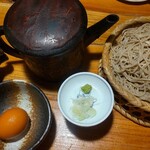 母屋食堂　一炭もんめ - 〆の二八蕎麦
