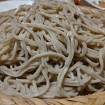 母屋食堂　一炭もんめ - 二八蕎麦の大盛り