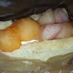 里山工房 FICO - プレーンシフォン(ももとメロン)