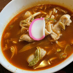 深谷花園温泉 花湯の森 - 激辛ラーメン　880円