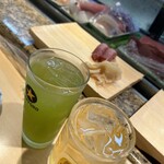 Kaisen Ryouridai Nihidezushi - マグロでスタート ✦.°乾杯✦.°