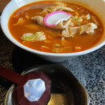 深谷花園温泉 花湯の森 - 激辛ラーメン　880円