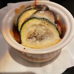 オールドサルーン1934 - ナスとズッキーニのチーズ焼き