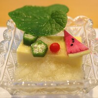 旬菜 おぐら家 - 玉蜀黍のお豆腐