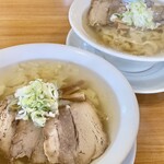 うえんで - 会津山塩ラーメン　極太縮れ麺