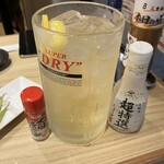 酒と魚とめし 濱いちもんめ - BIGジョッキ（1000ml）大きさ
