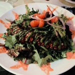 Il Lupino Trattoria & Wine Bar - これ！タコのグリル！めっちゃ美味しかった〜野菜のボリューム満点でサラダ級