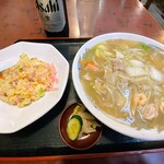 Meiyouken - ちゃんぽん＋ミニ炒飯セット
