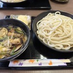 武蔵野うどん 藤原 - なす南蛮、中盛