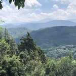 やまびこ - 駐車場からの景色。