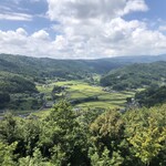 やまびこ - 駐車場からの景色。