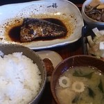 両川 - 鯖煮定食750円