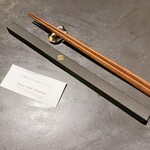 logue - 使った箸が持ち帰れます♪