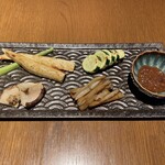 Japanese Restaurant KINZA - 炭火焼き野菜の盛り合わせ¥1,500