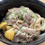 丸亀製麺 - 丸亀シェイクうどん
            豚しゃぶ・ねぎ塩だれ・凍らせレモン　特製レモンぶっかけ並　どんぶりに移し替えました