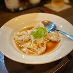 中華料理 太左ェ門 - 雲呑の葱のせ