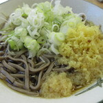 Marumasa - 揚げ玉とネギたっぷりの蕎麦