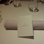 リストランテ カノフィーロ - ２０２３年８月１９日のテーブルセット