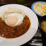 松屋 - 【期間限定】ガパオライス＋生野菜