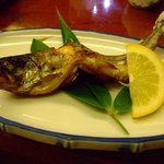 望山荘 - 焼き魚：鮎かな？