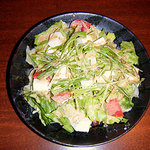 Yakitori Izakaya Bunnage - 水菜と豆腐のサラダ