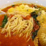 太陽のトマト麺 - 太陽のチーズラーメン