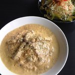 カレー屋 香助 - カルボナーラ & パリパリキャベツサラダ