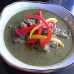 カレー屋 香助 - かき菜とココナツミルクのカレー アップ♪w