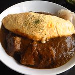 カレー屋 香助 - チーズインオムレツカレー アップ♪w