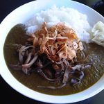 カレー屋 香助 - 揚げ野菜とイカの欧風カレー アップ♪w