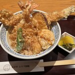 かどやムスブ - 海老と穴子の江戸前天丼