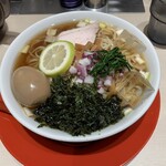 らーめん 七彩飯店 - 冷やしらーめん大味玉入