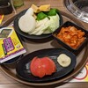 俺の店 - まずは、堀井家らしくなく、焼野菜盛合せ・白菜キムチ・韓国海苔・冷しトメイトゥ〜(笑)