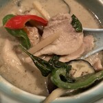 チャーンタイ - グリーンカレー接写！