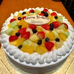 シュークレール - お誕生日のケーキ