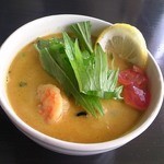 カレー屋 香助 - えびみそクリームスープカレー アップ♪w