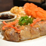 バーンソムデット - 蒸し春巻き ￥１１５０ 人気No.１（Baan Somdetの名物）