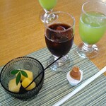 桜すし - デザート、龍宮のコースのコーヒー