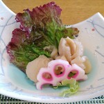 桜すし - 龍宮のコース、小鉢