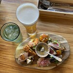 Dietro i tempi - 毎回楽しみな前菜とカールスバーグ