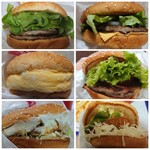ドムドムハンバーガー 長吉店 - 過去記録です：ビッグドムバーガー、ビッグドムチーズバーガー、ビッグドムトマトチーズバーガー、海老カツアボカドバーガー(限定)、油淋鶏ーズバーガー(限定)、厚焼き玉子バーガー