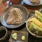 農家れすとらん 蕎屋 - 天丼もり蕎麦