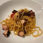 名前のないイタリア料理店 - 真蛸のタリオリーニ。真鯛のお味が濃い！