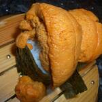 沼津 すし之助 - こぼれ生うに(一皿目)