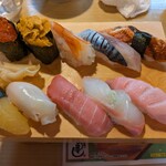 Sushi Izakaya Yataizushi - ぜいたく寿司10貫