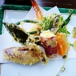 ふくふく庵 - 福膳（１３年９月）てんぷら