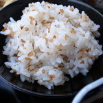 ふくふく庵 - 福膳（１３年９月）そばの実ご飯
